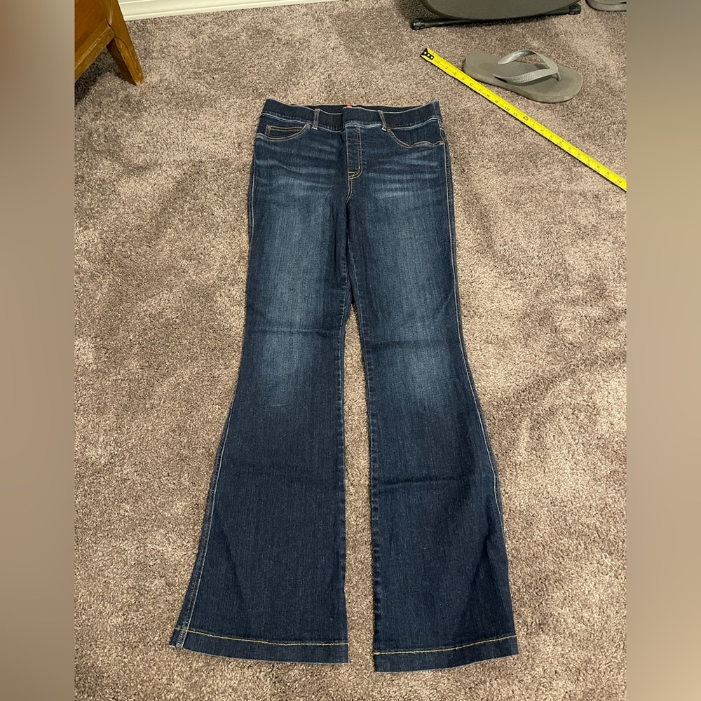 SPANX Dark Blue Flare Jeans